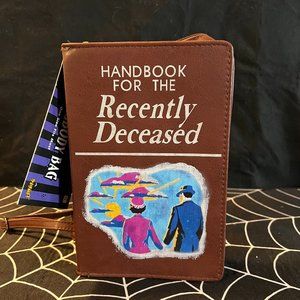 BUNDLE: Handbook for the Recently Deceased Crossbody Bag & Chucky Wristlet